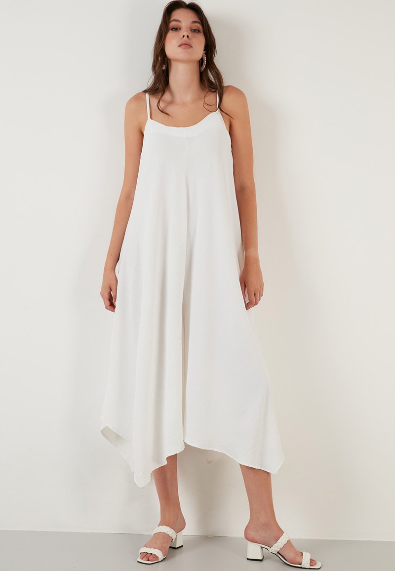 LELA LOOSE FIT - Jumpsuit - Ecru