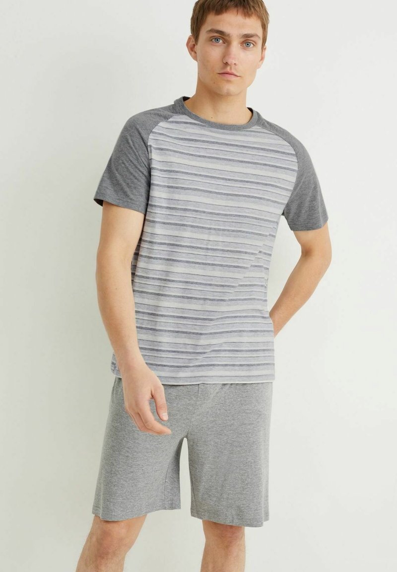  Nachtwäsche Set - Dark Gray