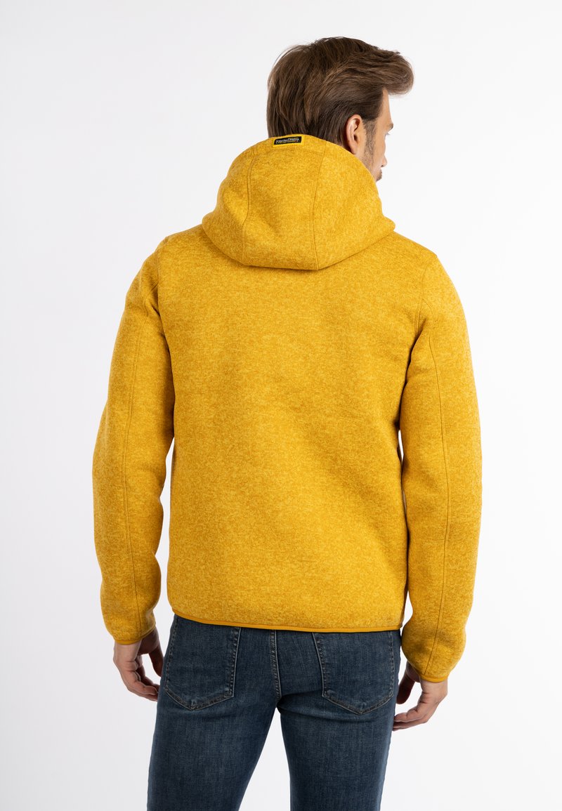 Schmuddelwedda Fleecejacke - Senf Melange