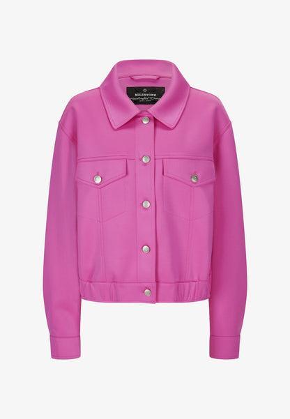 MILESTONE MSBAMBU - Jeansjacke - Fuchsia