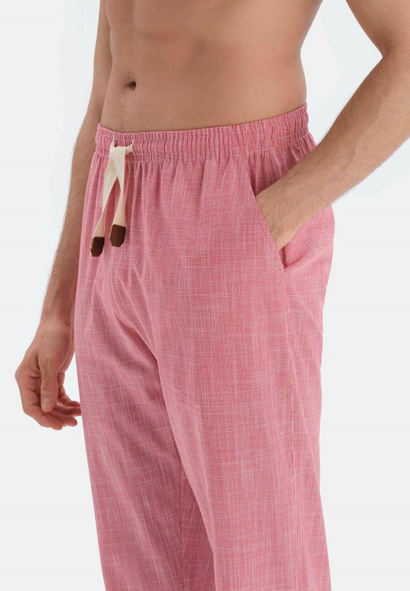  GINGHAM - Nachtwäsche Hose - Red