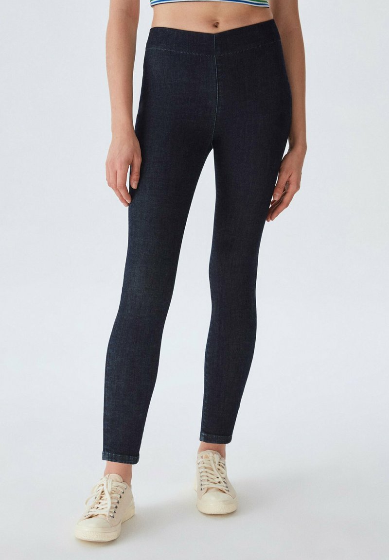 LTB GINNY RINSED WASH - Jeggings - Dark Blue
