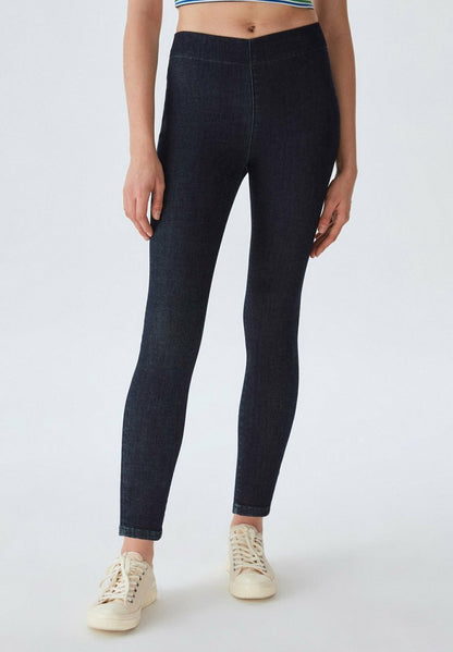 LTB GINNY RINSED WASH - Jeggings - Dark Blue
