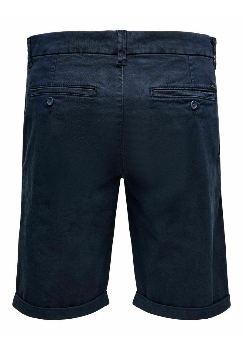 Only & Sons ONSPETER OVERDYED - Shorts - Dark Navy