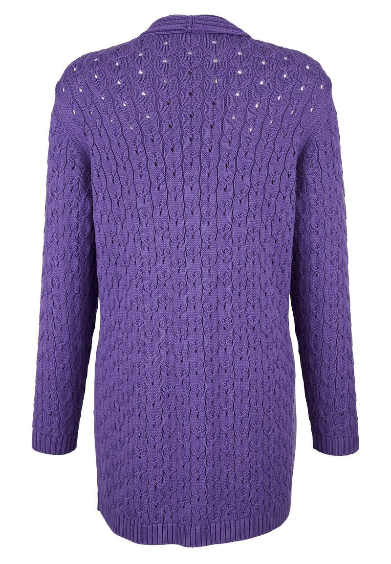  MONA - Strickjacke - Violett