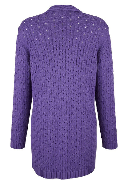  MONA - Strickjacke - Violett