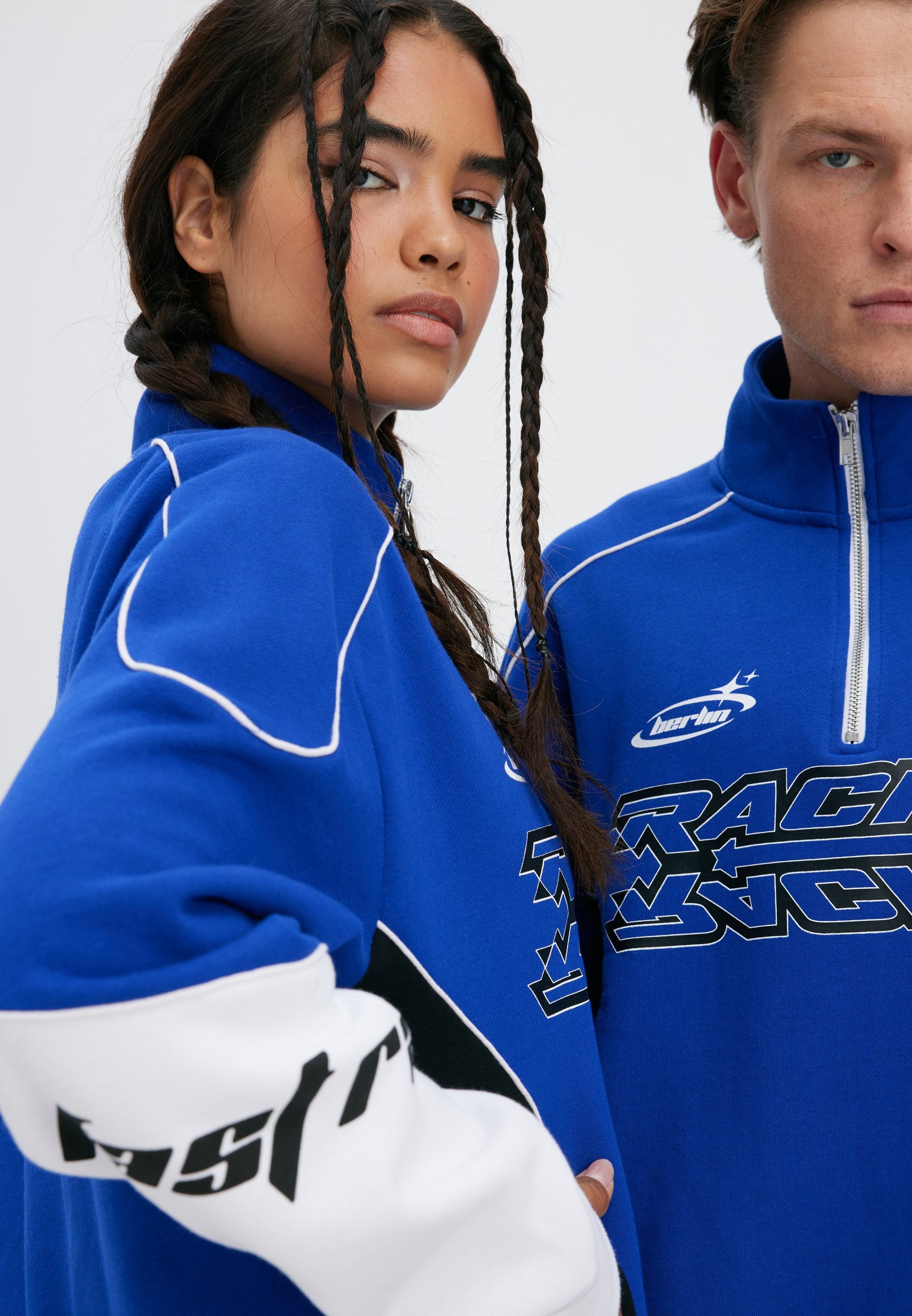 YOURTURN UNISEX - Sweatshirt - Black/blue