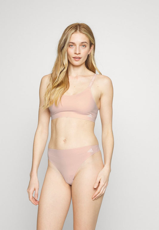 Adidas Sportswear Bustier - Peach Whip/white
