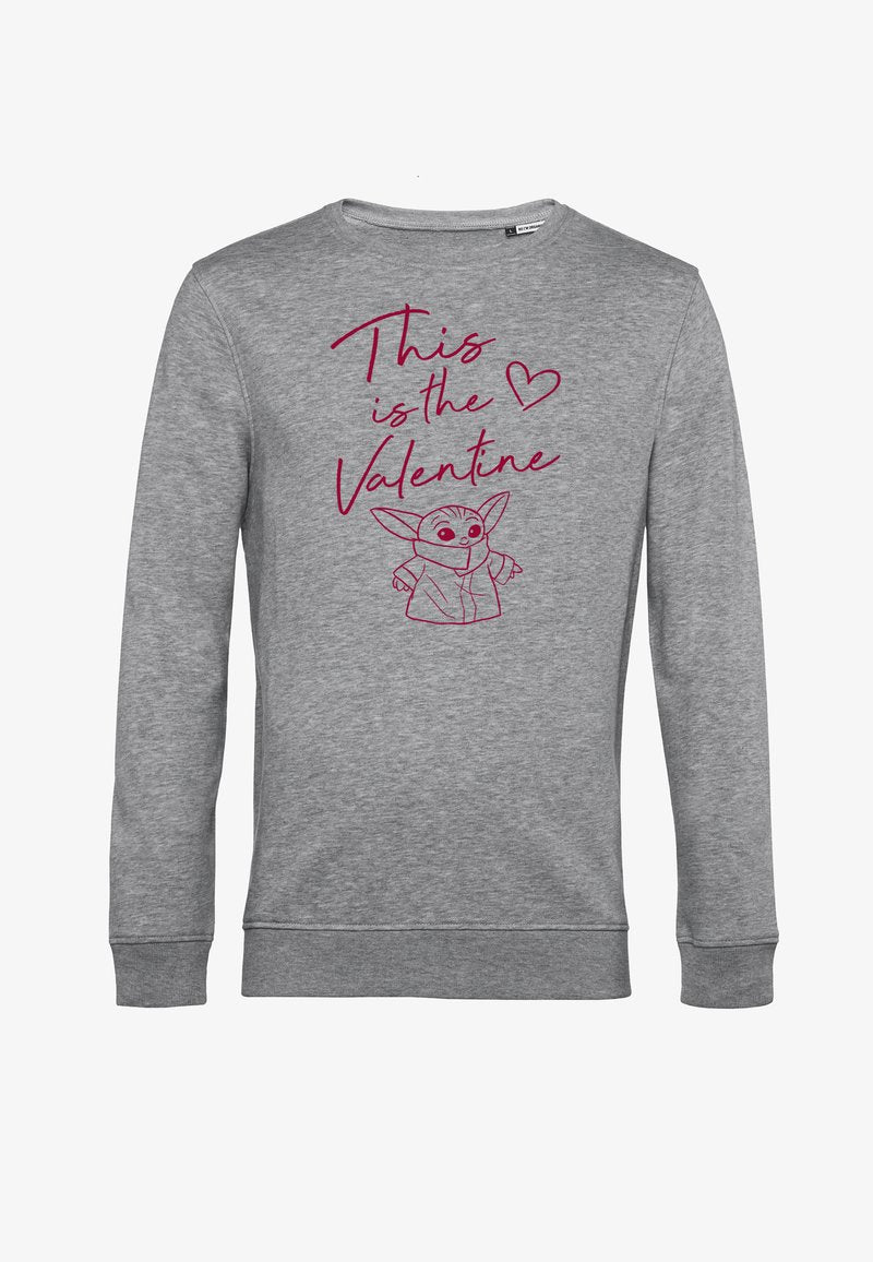 Henry Tiger STAR WARS: THE MANDALORIAN THIS VALENTINE - Sweatshirt - Heather Grey