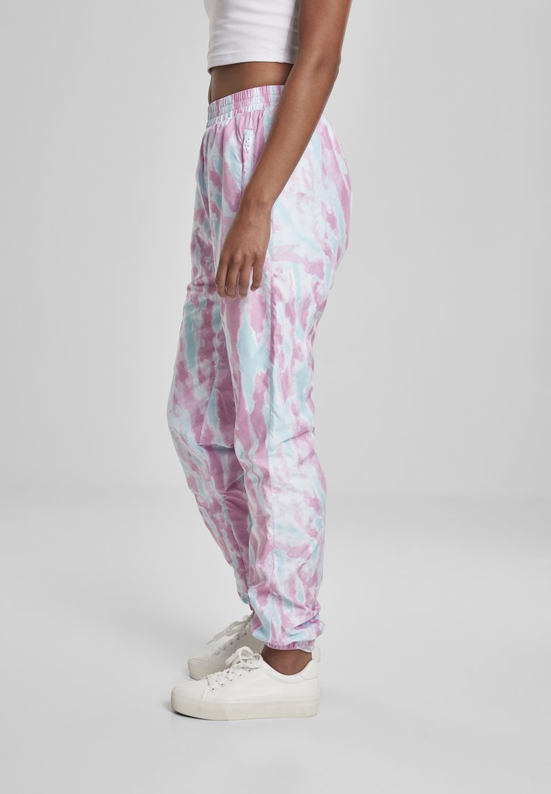 URBAN CLASSICS FRAUEN - Jogginghose - Aquablue/pink