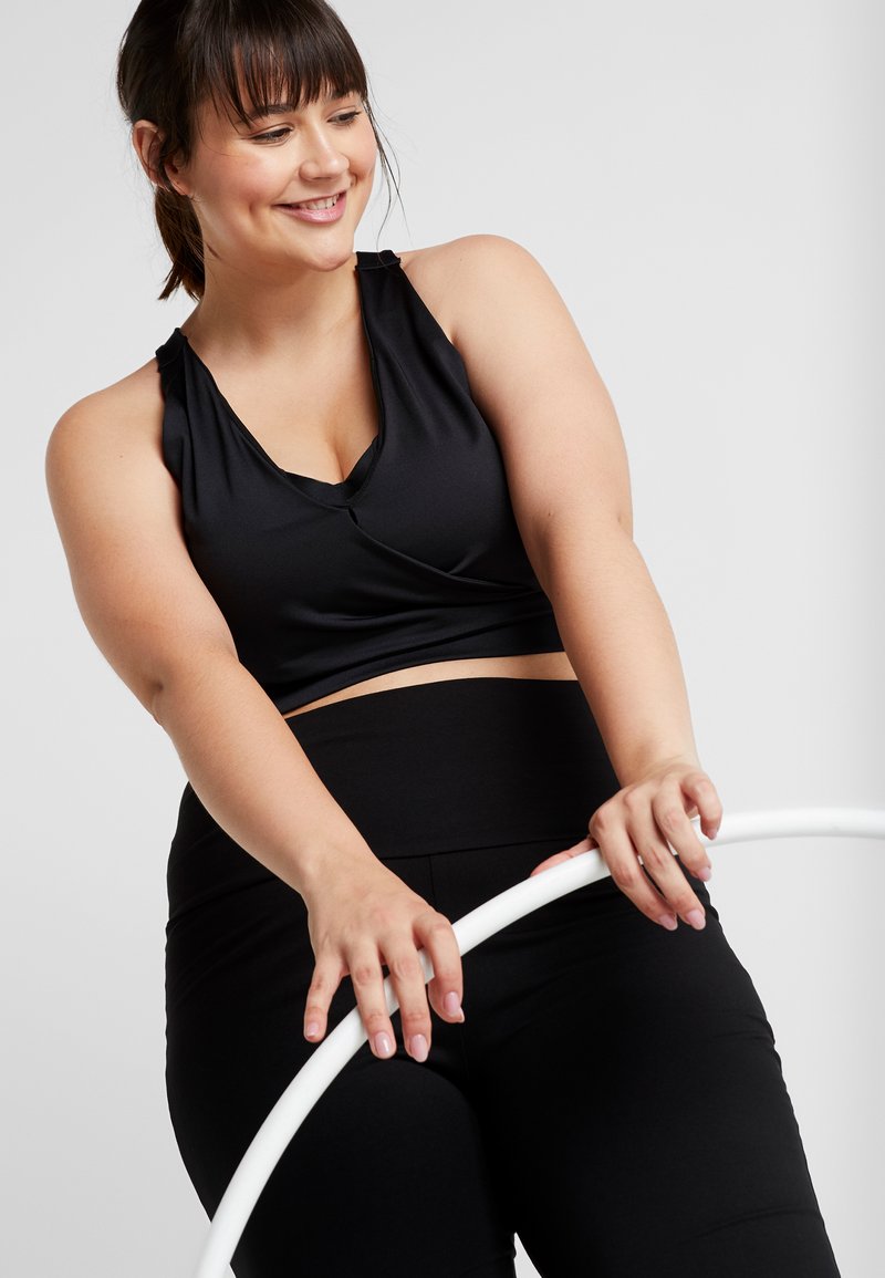 Only Play ONPFOLD JAZZ PANTS CURVY - Jogginghose - Black
