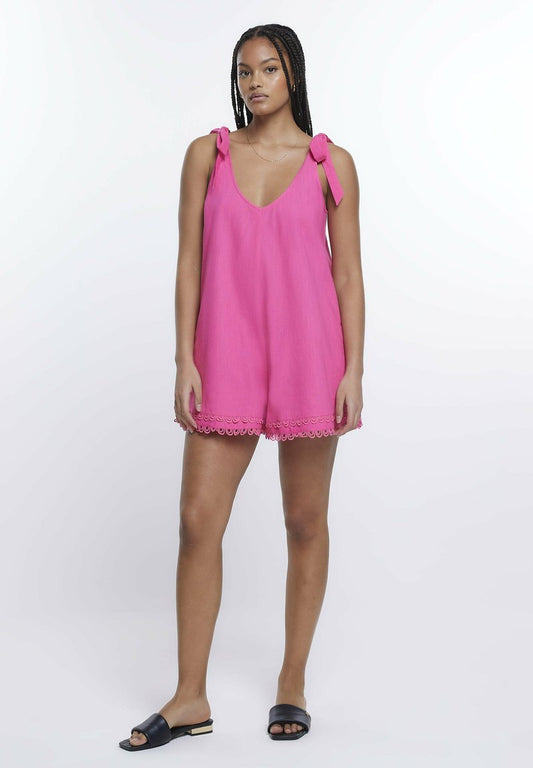 RIVER ISLAND Jumpsuit - Pink Bright