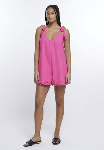 RIVER ISLAND Jumpsuit - Pink Bright