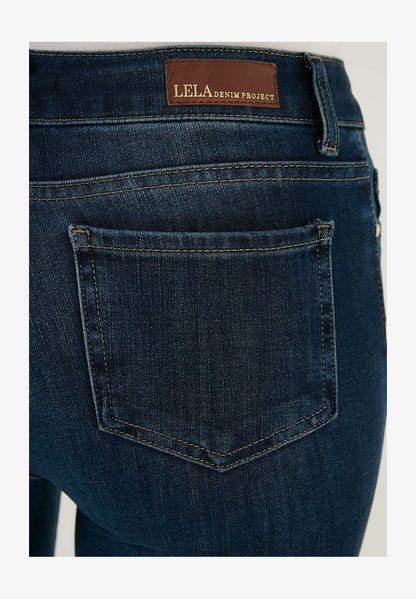 LELA SLIM FIT - Jeans Skinny Fit - Dark Blue
