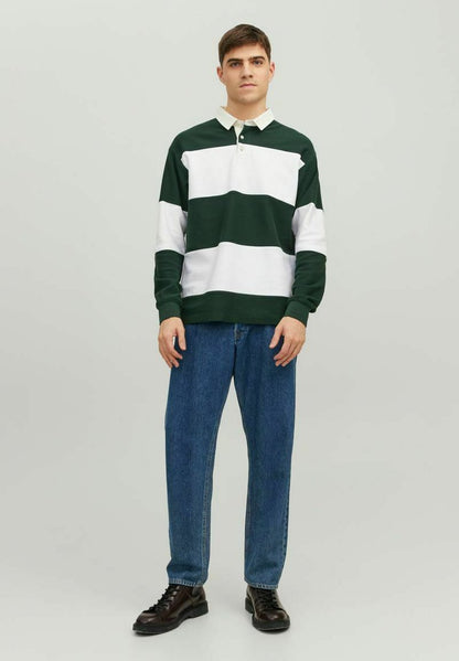 JACK&JONES Premium PREMIUM GESTREIFTES - Poloshirt - Sycamore