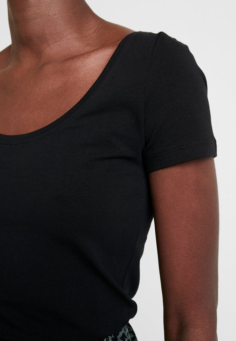 Anna Field 2 PACK - T-Shirt Basic - Black