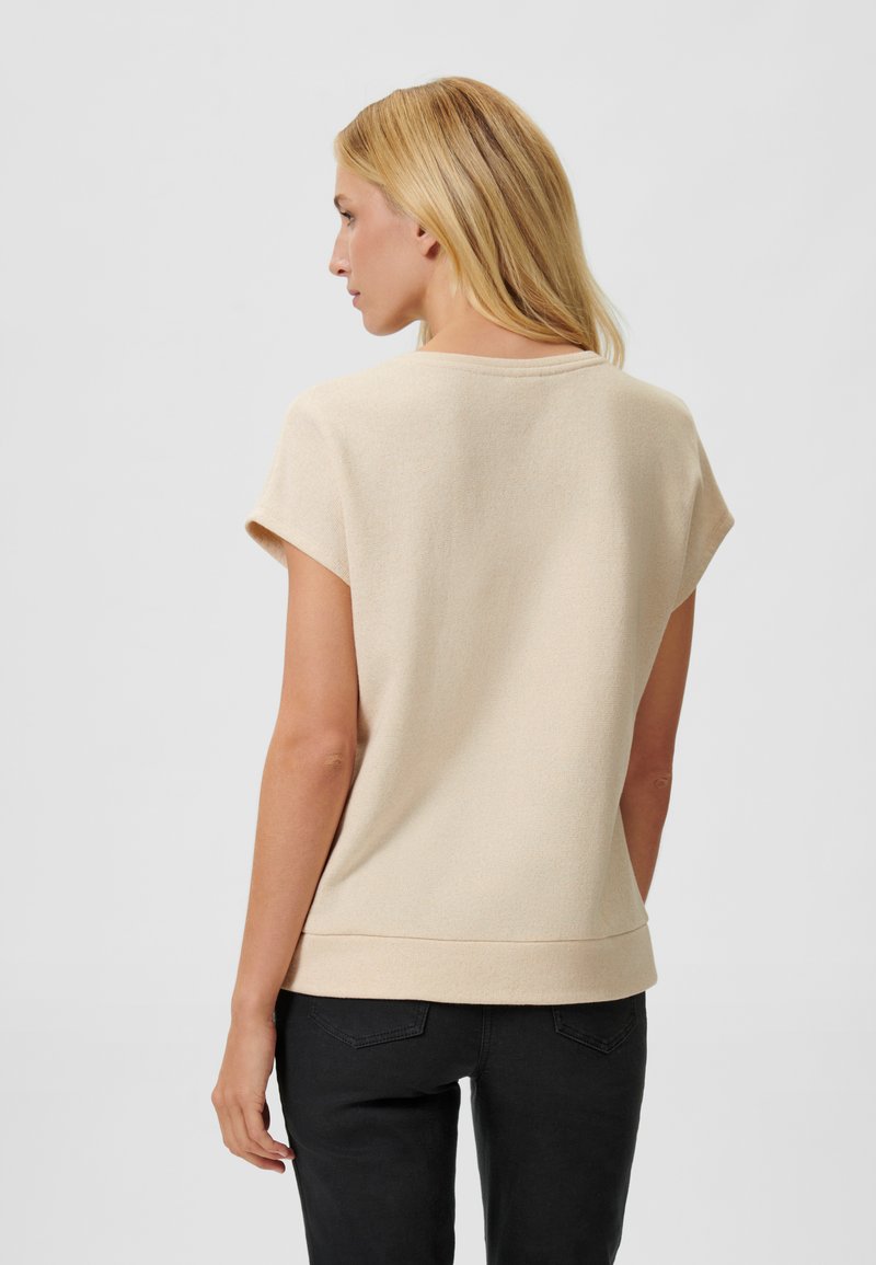 MIT DEKOSTEINEN - T-Shirt Print - Champagner