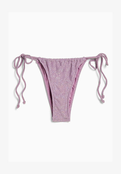 BERSHKA SHINY - Bikini-Hose - Mauve