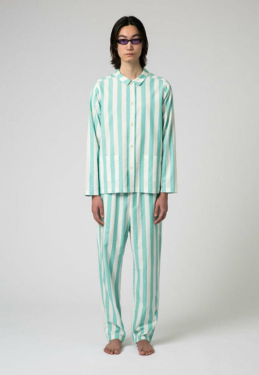  STRIPE - Nachtwäsche Set - Light Green