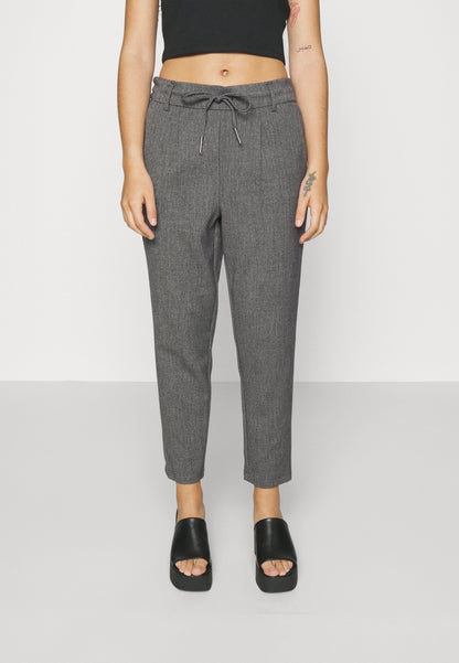 ONLY Petite ONLPOPTRASH ELISE EASY PAN - Trousers - Dark Grey Melange