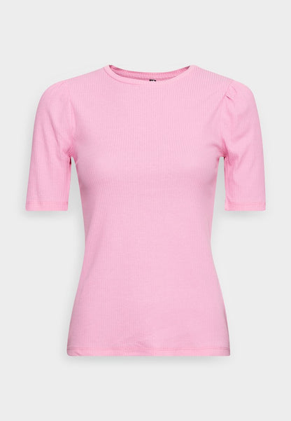 Pieces PCRUKA SS PUFF NOOS BC - T-Shirt Print - Marina