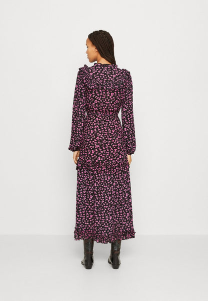  YASCHARLOT LONG DRESS - Freizeitkleid - Black/charlot
