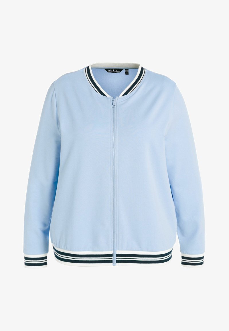 Ulla Popken Sweatjacke - Eisblau