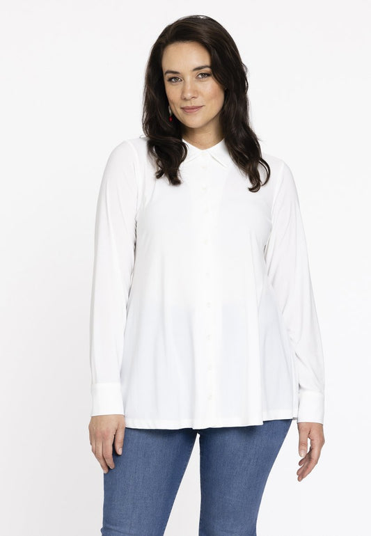  WITH LONG SLEEVES - Hemdbluse - White