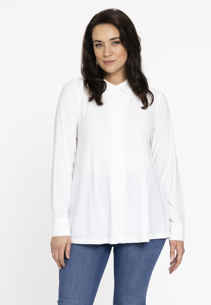  WITH LONG SLEEVES - Hemdbluse - White