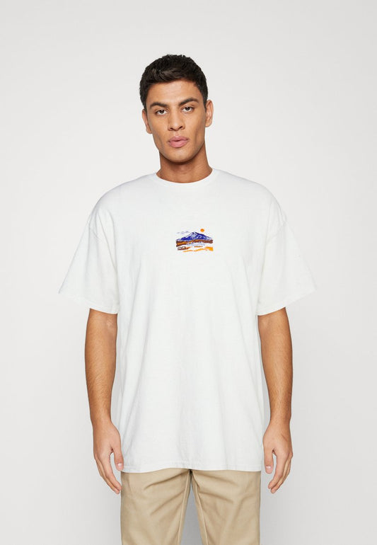 BDG Urban Outfitters WHISTLER MOUNTAIN UNISEX - T-Shirt Print - Ecru