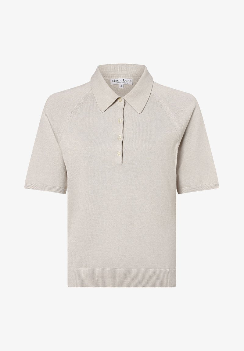 Marie Lund Poloshirt - Kitt
