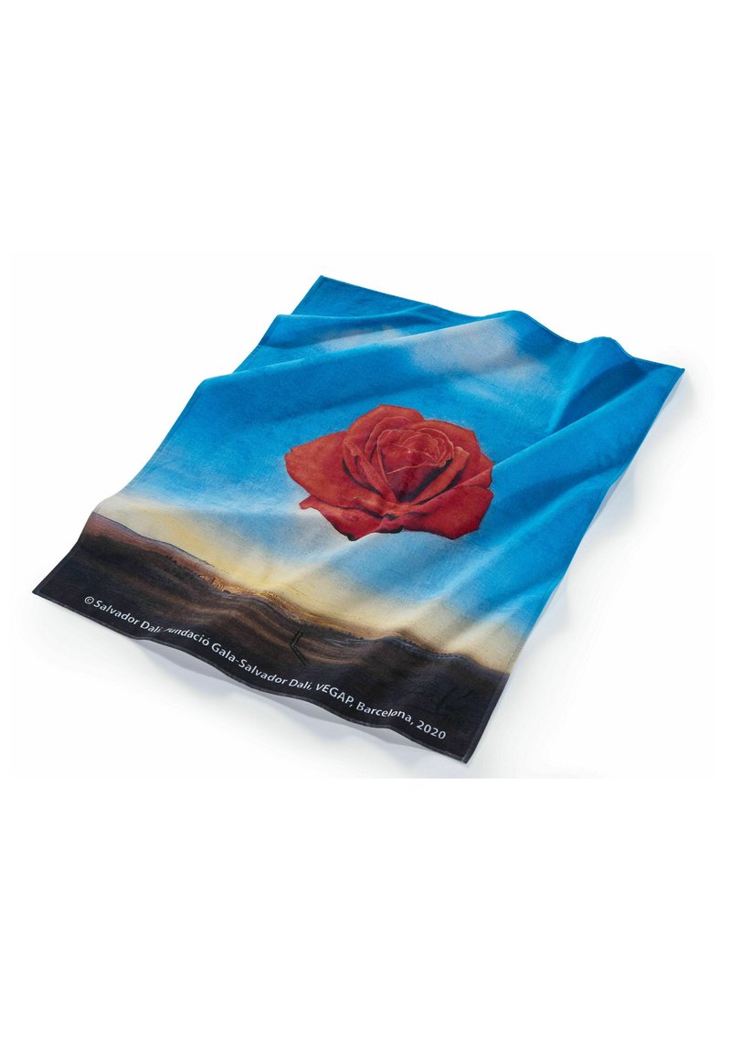  SALVADOR DALÍ - DIE MEDITATIVE ROSE - Strandtuch - Mehrfarbig