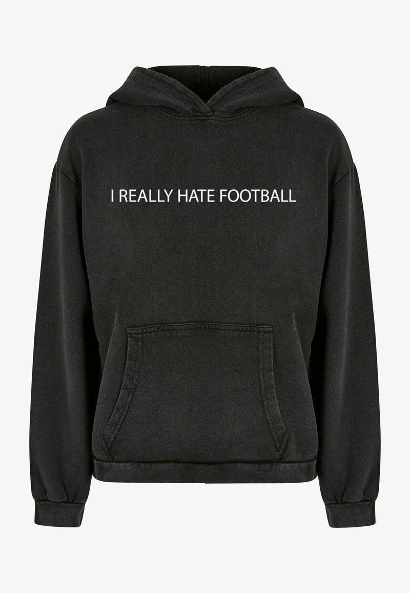  HATE FOOTBALL ACID WASHED - Sweatshirt - Black