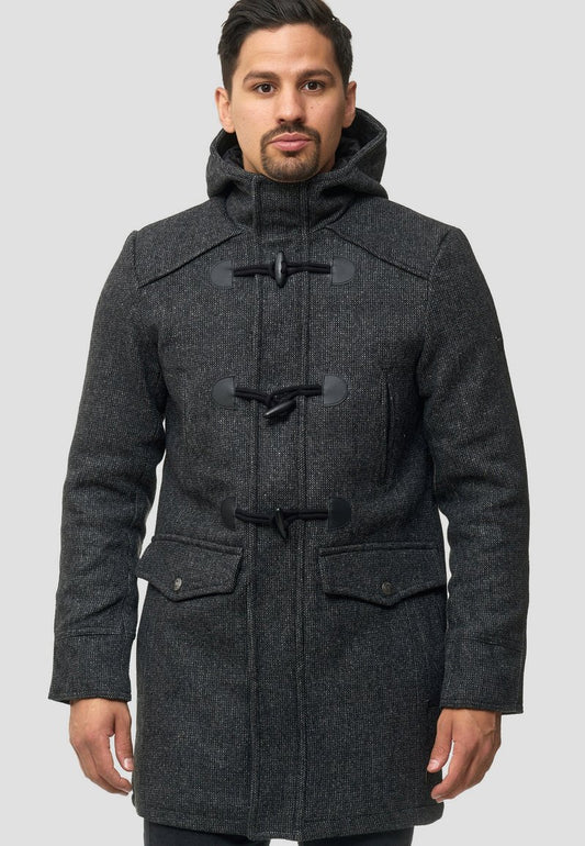 Indicode Jeans LIAM - Wintermantel - Black