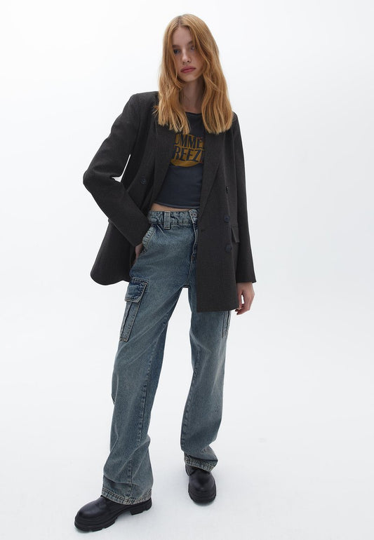  BOYFRIEND - Blazer - Dark Grey