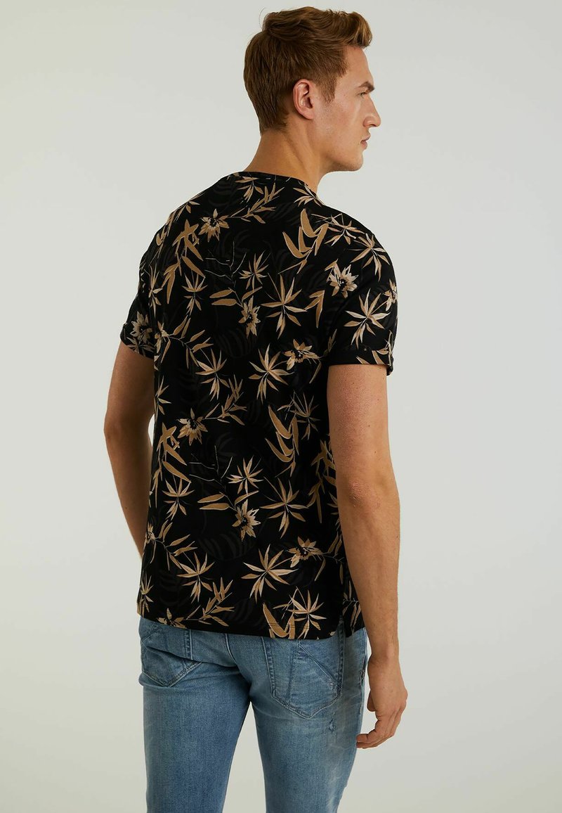  BOTANIC - T-Shirt Print - Black