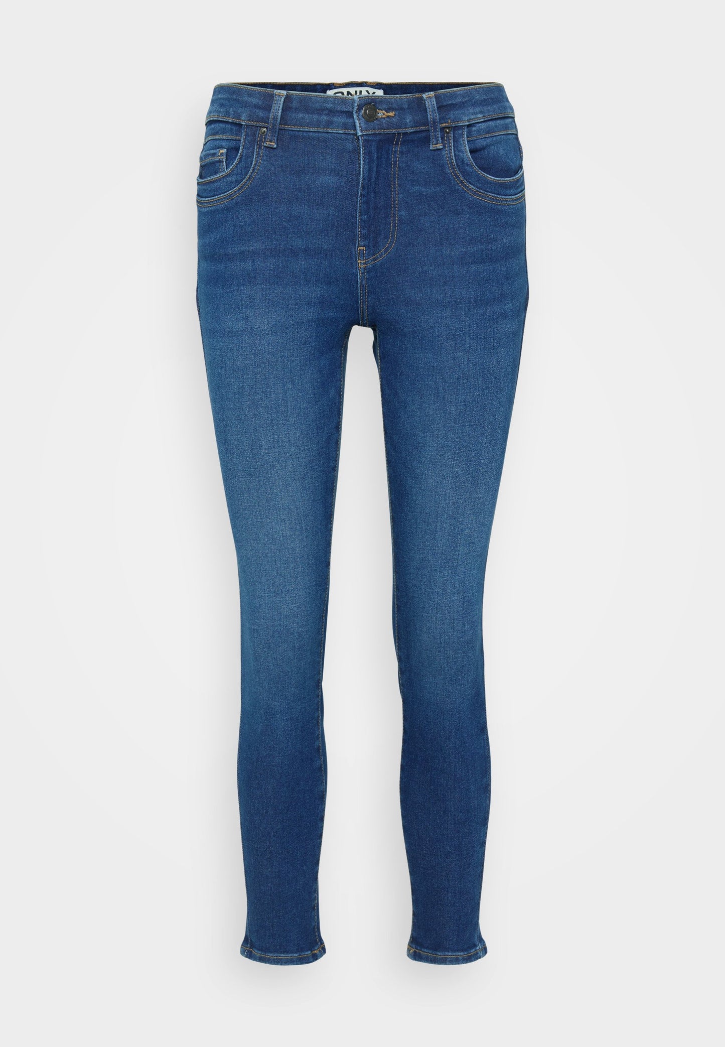 ONLY Petite ONLANE MID WAIST - Jeans Skinny Fit - Dark Blue Denim