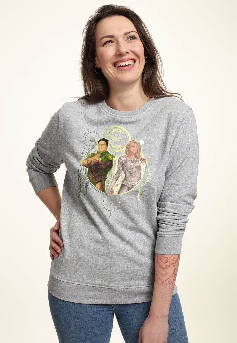 Henry Tiger MARVEL: ETERNALS GILGAMESH THENA DUO - Sweatshirt - Heather Grey