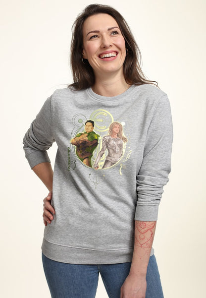 Henry Tiger MARVEL: ETERNALS GILGAMESH THENA DUO - Sweatshirt - Heather Grey