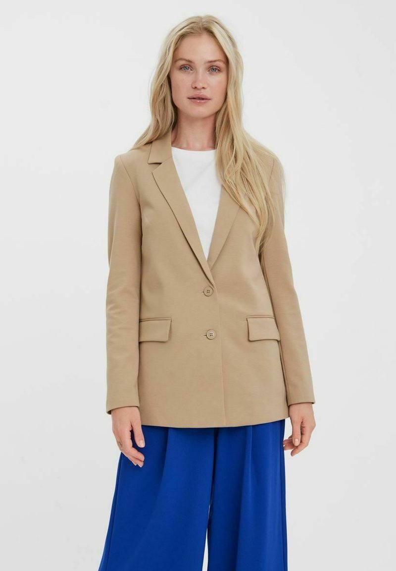 Vero Moda LUCCA - Kurzmantel - Silver Mink