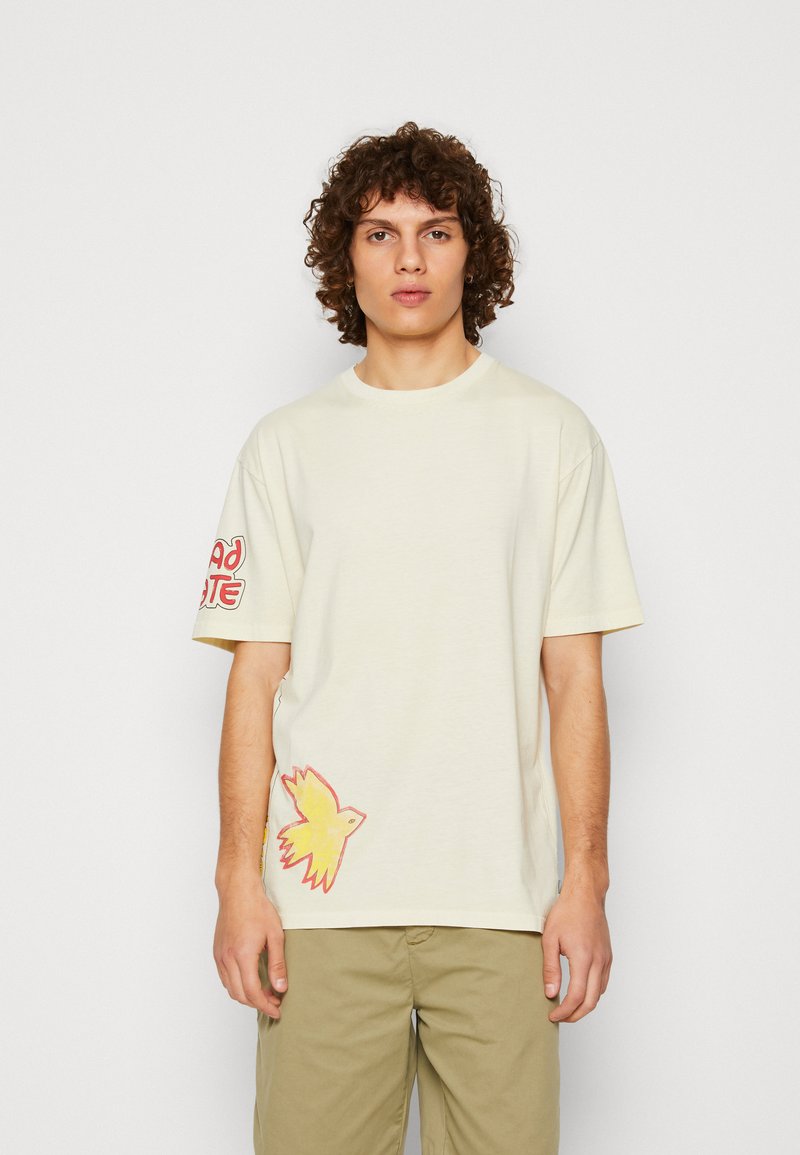 Scotch & Soda ARTWORK TEE - T-Shirt Print - Off White