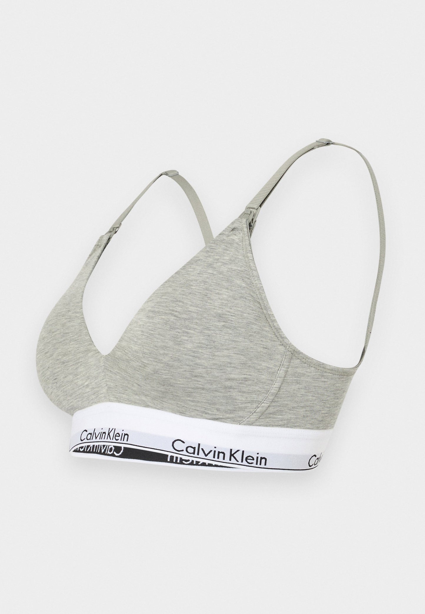 CALVIN KLEIN UNDERWEAR MATERNITY LIGHTLY LINED TRIANGLE ICON - Triangle Bra - Black