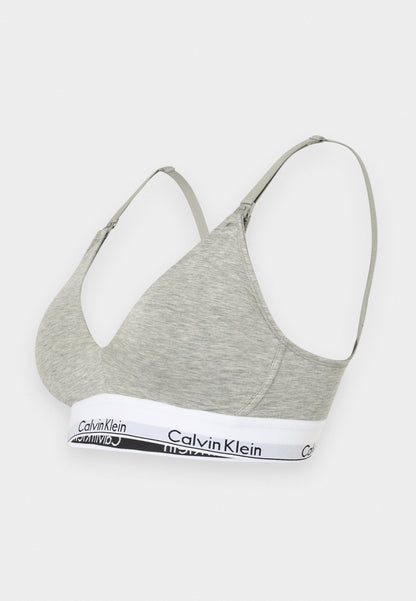CALVIN KLEIN UNDERWEAR MATERNITY LIGHTLY LINED TRIANGLE ICON - Triangle Bra - Black