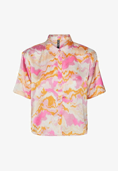 Pieces KERRA - Hemdbluse - Pink Lady