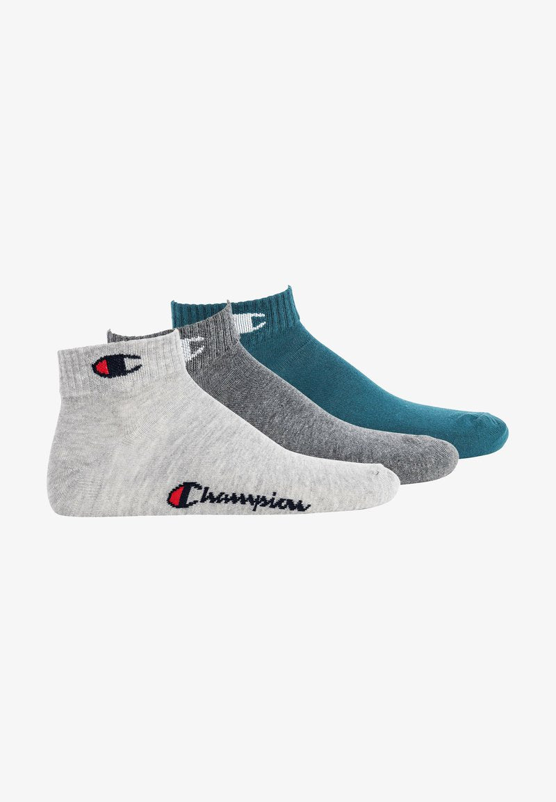 Champion UNISEX 3 PAAR - QUARTER BASIC - Socken - Grau