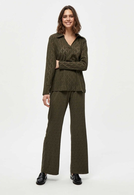 Peppercorn FENNA - Bluse - Juniper Green