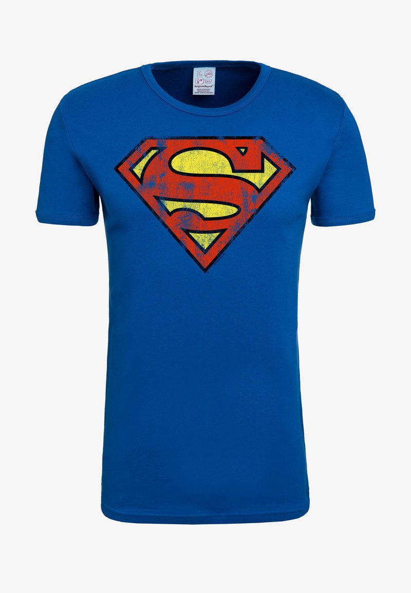 Logoshirt T-SHIRT SUPERMAN-LOGO - T-Shirt Print - Blau