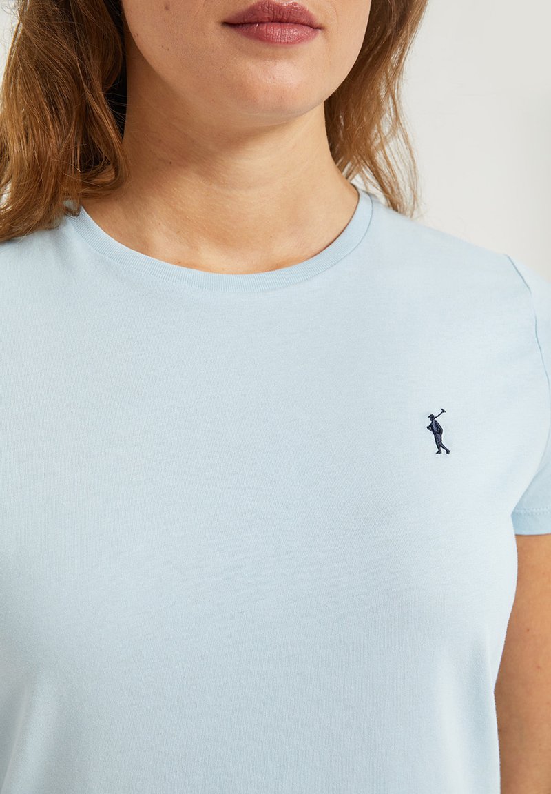 POLO CLUB SHORT SLEEVE RIGBY GO - T-Shirt Basic - Sky Blue