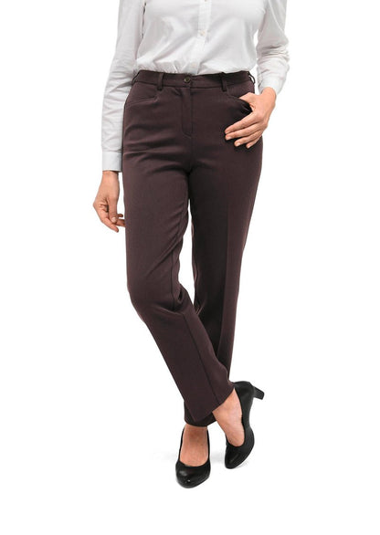 GOLDNER Stoffhose - Braun