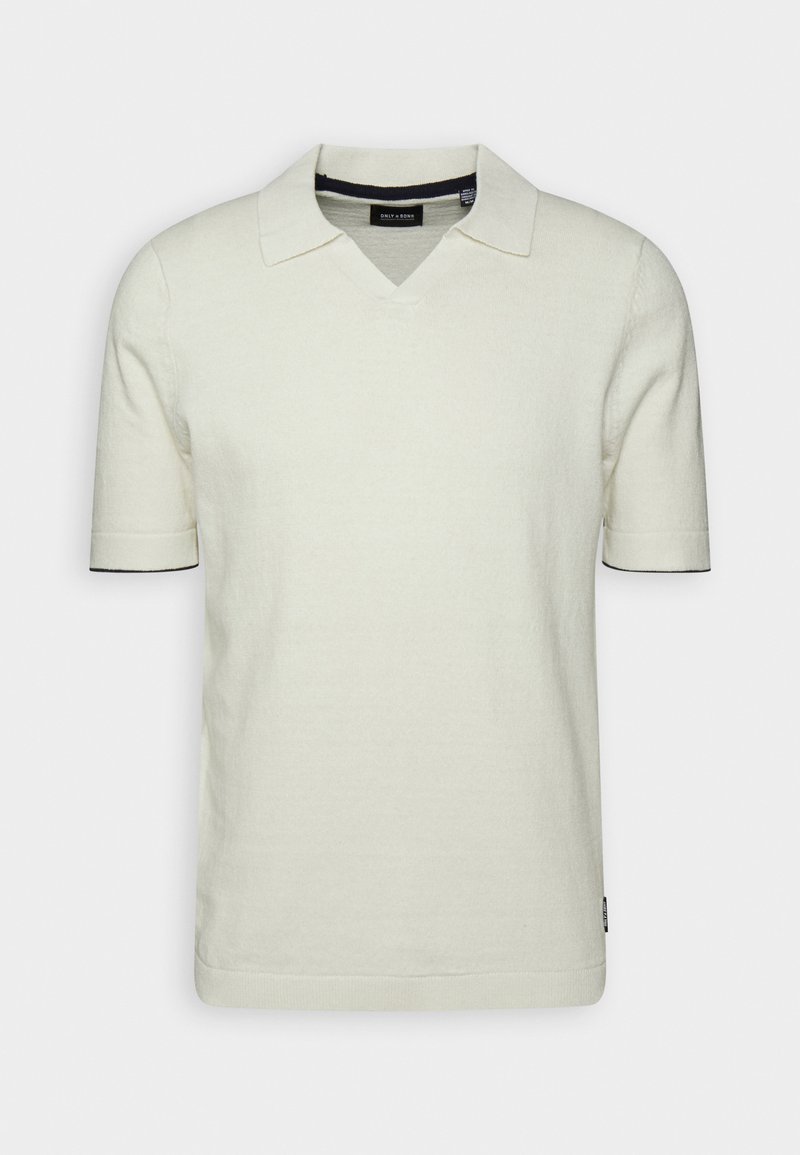 Only & Sons ONSDAL LIFE RESORT - Poloshirt - Antique White